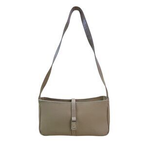 Coro Vesi Women’s Beige Faux Leather Strap Detail Modern Shoulder Bag